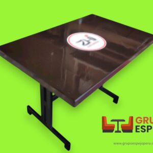 mesa para butaca de polleria